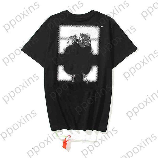 

men's t-shirts off t-shirts offs white irregular arrow summer loose casual short sleeve t-shirt for men and women printed letter x on t, White;black