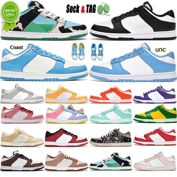 

chunky low casual running shoes men women black white unc university blue red coast kentucky syracuse varsity green chicago