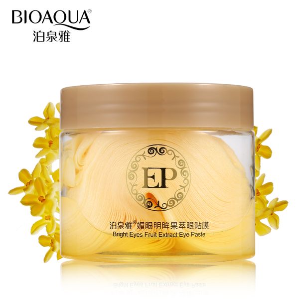 

60pcs eye mask lemon essence fruit extract moisturizing lift firming anti-aging anti-puffiness dark circles skin carenew