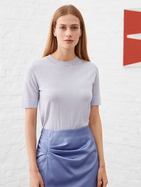 

motf premium 100% wool regular fit knit 77c0#, White;black