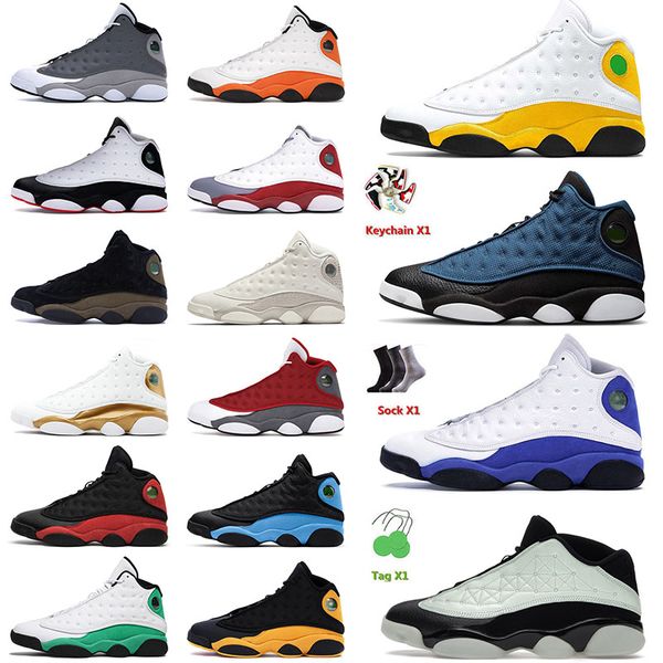 

authentic 13 13s xiii mens basketball shoes jumpman del sol brave blue chicago hyper royal soar green court purple flint starfish sneakers t