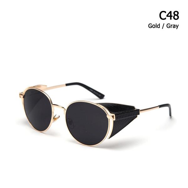 

sunglasses jackjad vintage classic steampunk style metal side shield ins fashion brand design sun glasses s986sunglassessunglasses, White;black