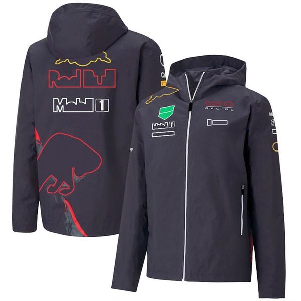 

f1 team uniform men's racing sweater jacket casual zip sweatshirt customizable