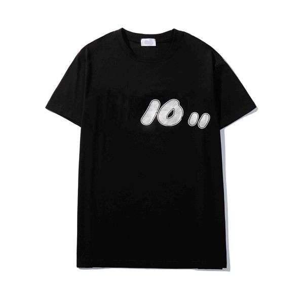 

2022 t shirt cotton short-sleeved fashion men and women short t-shirt couple models men and women cotton printed short s-5xl, White;black