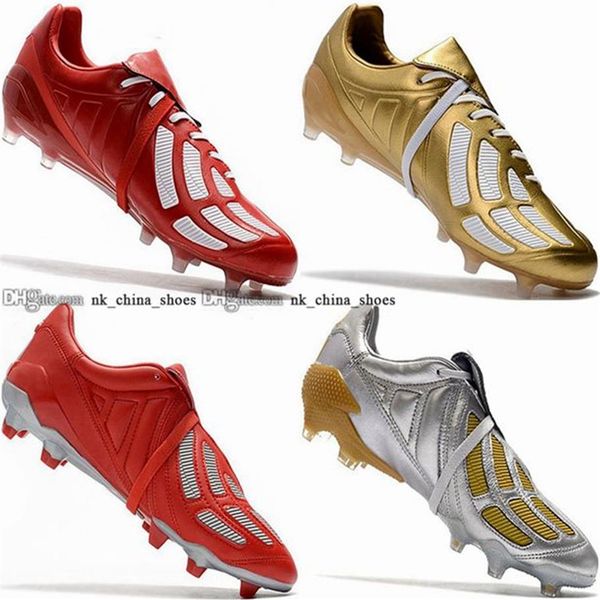 

calcio soccer cleats size us chaussures trainers crampons de eur 46 fg women mens men ag football boots 12 38 predator mania shoes2660, Black;red