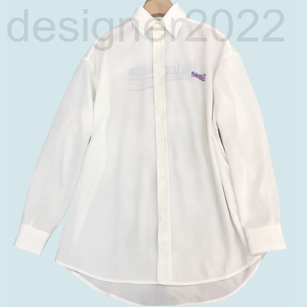 

women's blouses & shirts designer shenzhen nanyou women's summer balc paris chiffon lapel shirt letter loose o7z9, White