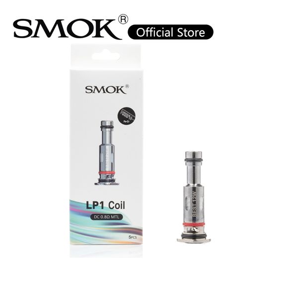 Bobina smok lp1 0.8ohm 0.9ohm 1.2ohm mtl bobinas malhadas para pozz pro novo 4 kit 100% autêntico