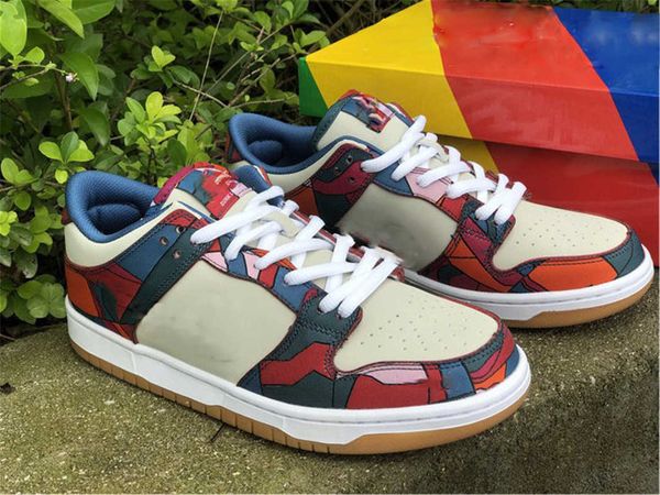 

2022 authentic parra low women men basketball shoes fire pink gym red mocha white royal blue black skate sport sneakers dh7695-600