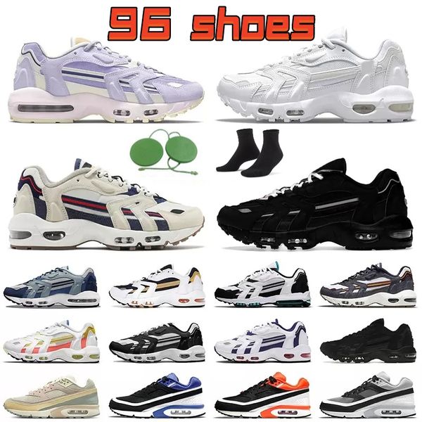 

with sock tag 96 ii 96s mens womens running shoes triple black white beach summer pastels blackened blue usa men women trainers sports sneak