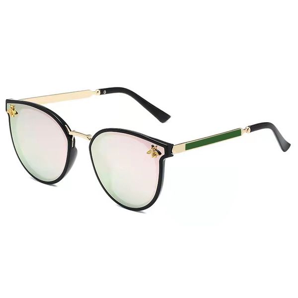 

2022 new designer bee sunglasses women men fashion trend three-color sunglasses net red same gla, White;black