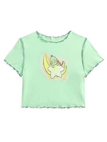 

x julia chen lettuce trim cartoon graphic g9od#, White