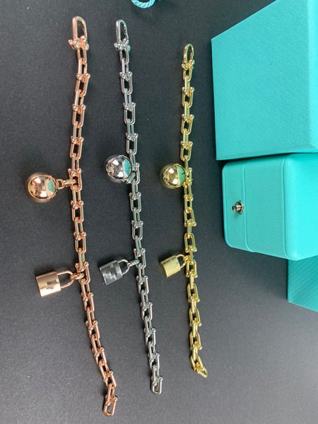 

bangle bracelet chain monolayer lock round ball thick love designer watches women men couple fashion designer watche wedding party thanksgiv, Black