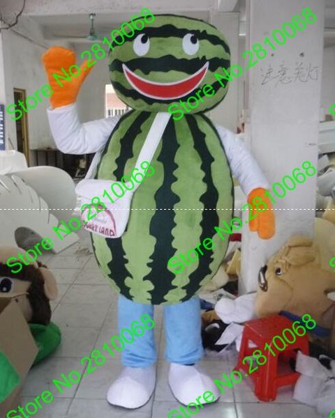 

mascot doll costume syflyno eva material watermelon mascot costume fruit cartoon apparel halloween birthday party size 561, Red;yellow