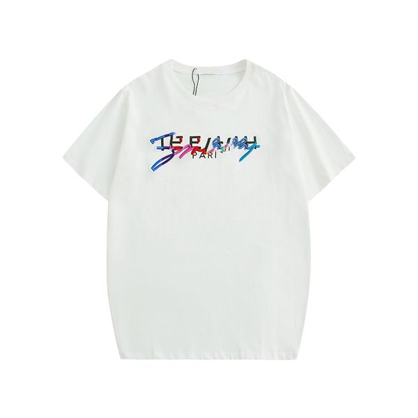 

2022 summer t shirt stylist men tee made in italy fashion short sleevedcolorful embroidered letters printed t-shirt women clothing ms-3xl, White;black
