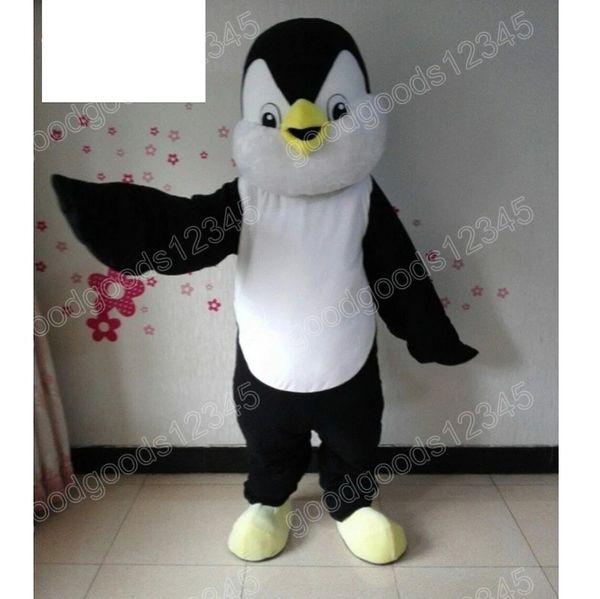 

performance penguin mascot costumes halloween fancy party dress cartoon character carnival xmas advertising birthday party costume outfit, Red;yellow