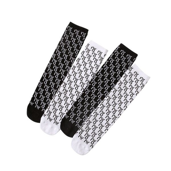 

kids socks girls knit knee high baby accessories leg warmers children clothes cotton long stocking spring autumn alphabet children's mi, Pink;yellow