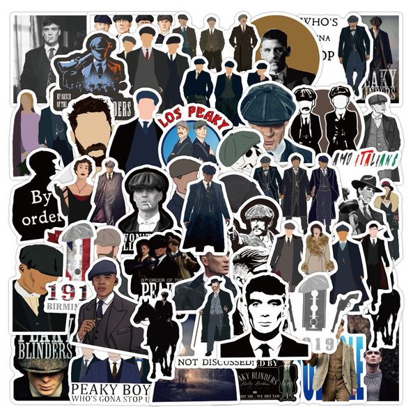 

50pcs skateboard stickers british drama graffiti diy for baby scrapbooking pencil case diary phone lapplanner decoration book album kids toy