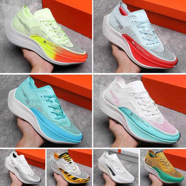 

2022 fashion pink zoomx vaporfly next% 2 womens mens running shoes valerian blue ekiden be true volt zoom jogging trainers sneakers, Black