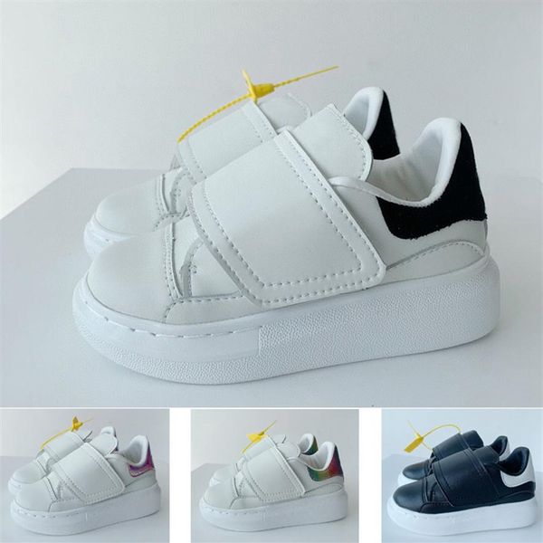 

2021 designer low casual trainer children boy girl kids youth skate sneaker fashion sport running shoes size26-35287l, Black;red