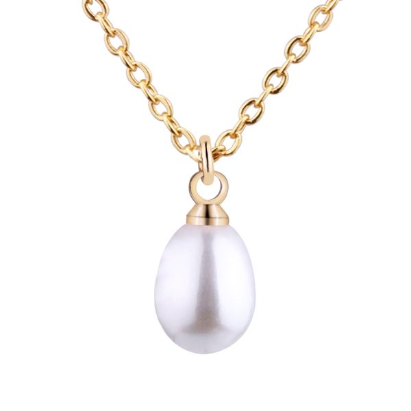 

6*12mm freshwater cultured pearls necklaces gift for woman jewelry, Silver