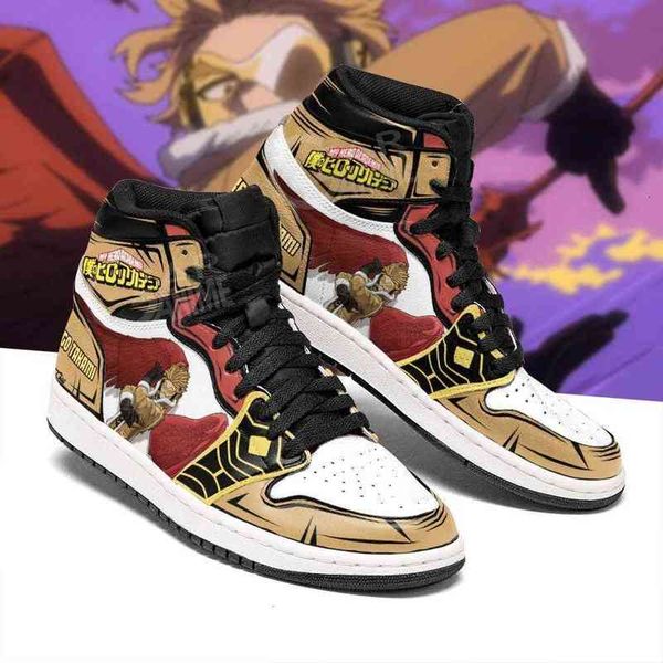 

keigo takami sneakers hawks my hero academia, Black