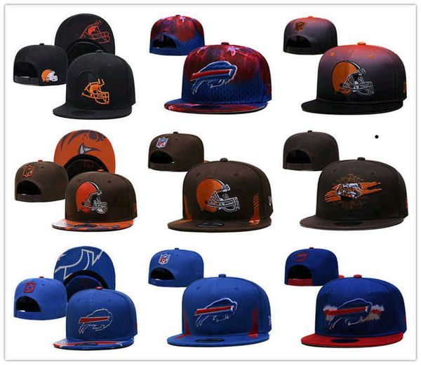 

snapbacks buffalo''bills''men cleveland''browns''men football hats cap adjustable fit hat, Black;white