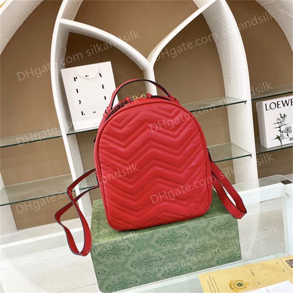 

designer backpack with water ripples luxury school bags handbag womens's large capacity travel bag fashion teen students boys and girls