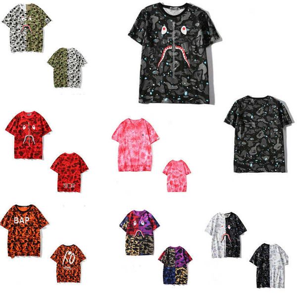 

men t shirts women summer short sleeve european american popular printing t-shirt mens couples, White;black