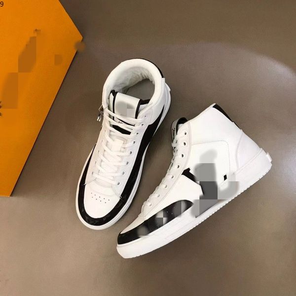 Rivoli Trainers High En İyi Ayakkabı Lüks Designers Spor Sneaker Lüksemburg Dantel Up Vintage Sıradan Ayakkabı Chaussures Calfskin Dövme Eğitmeni MKJ5H01