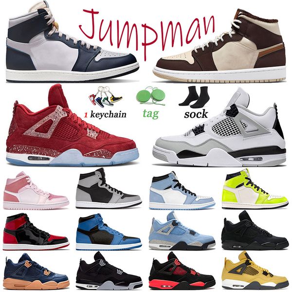 

visionaire 1s basketballs shoes 4 military black designer jumpman 1 sneakers bred patent men trainers 4s white oklahoma sooners sports red t, White;red