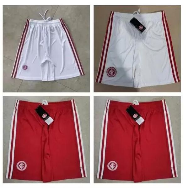 

2021 2022 sc internacional soccer shorts internacional d'alessandro guerrero praxedes home away red white 21 22 football pants s-2xl, Black;yellow
