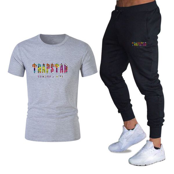 

designers letter printing men's tracksuits running pullover sports sets sweatshirt tracksuit mens coats jackets casual sportswear suits, Gray