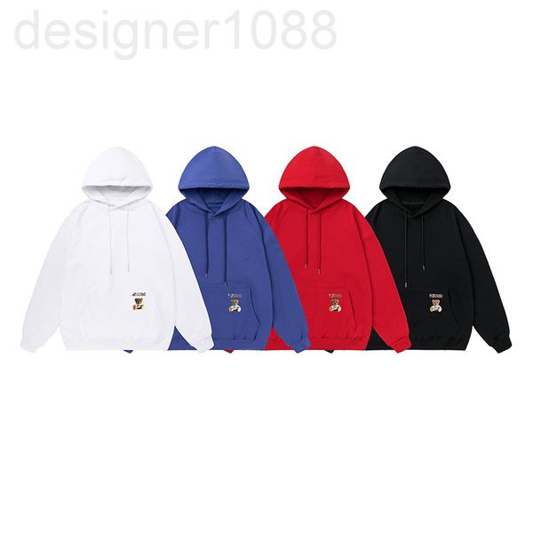 

men's hoodies & sweatshirts designer 2021 autumn and winter new paper bear sweater men's wo loose hooded fashion t1i0, Black