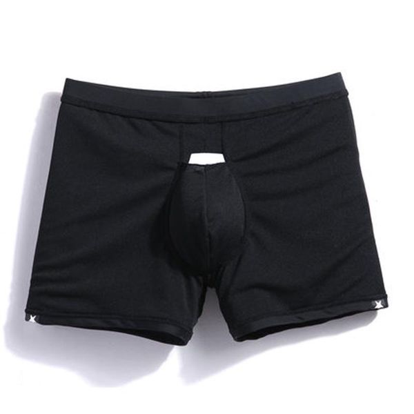 

men's swimwear mens swimming trunks low waist gay pouch pad inside enhance swimsuits male plus size surfing board beach shortsmen'