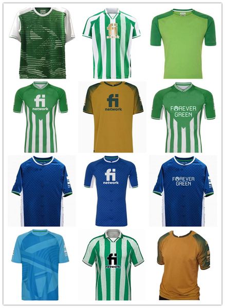 

21 22 23 real betis soccer jerseys training wear joaquin b.iglesias camiseta de futbol loren juanmi bartra tello a.guardado canales fekir 20, Black;yellow