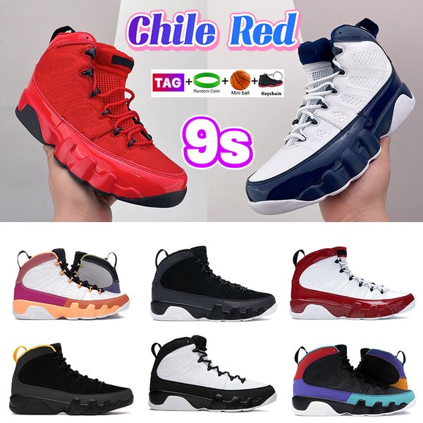 

2023 mens basketball shoes 9s jumpman 9 men sneaker chile red change the world retro university blue racer dream it og space jam pearl women