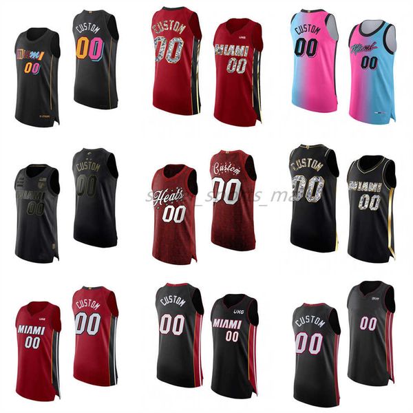 

custom authentic player version stitched basketball jerseys 52 omer yurtseven 5 nikola jovic 64 darius days 0 marcus garrett 30 chris silva, Black;red