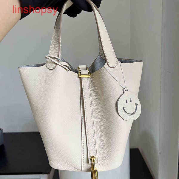 

herme bags picotinslocks bags 18 22 26cm milk white highgrade inner liner leather kraft vegetable b