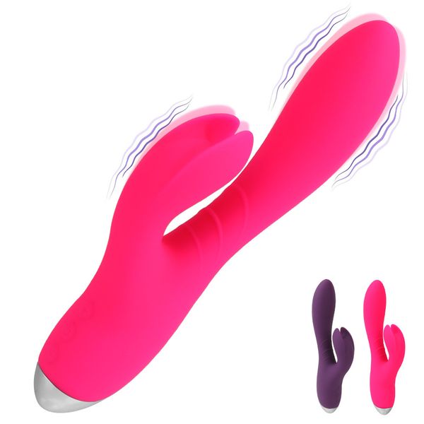

toys for women 10 modes dual motor products bunny rabbit vibrators kneading sliding massage g-spot clitoris stimulator