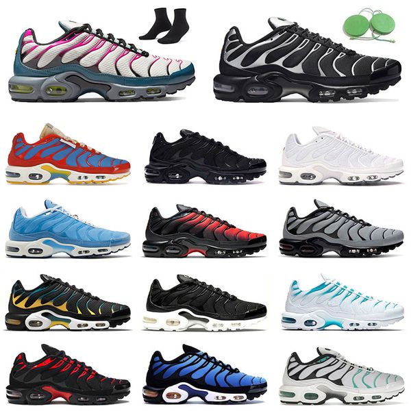 

tn plus original og shoes men tns sneakers terrascape women mint green accents hyper jade black metallic silver classic sports trainers pink, White;red
