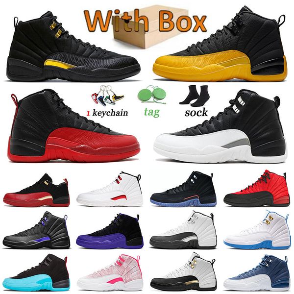 

jumpman 12 men basketball shoes black taxi 12s sneakers university gold dark concord sports playoffs royalty twist flu game indigo women tra