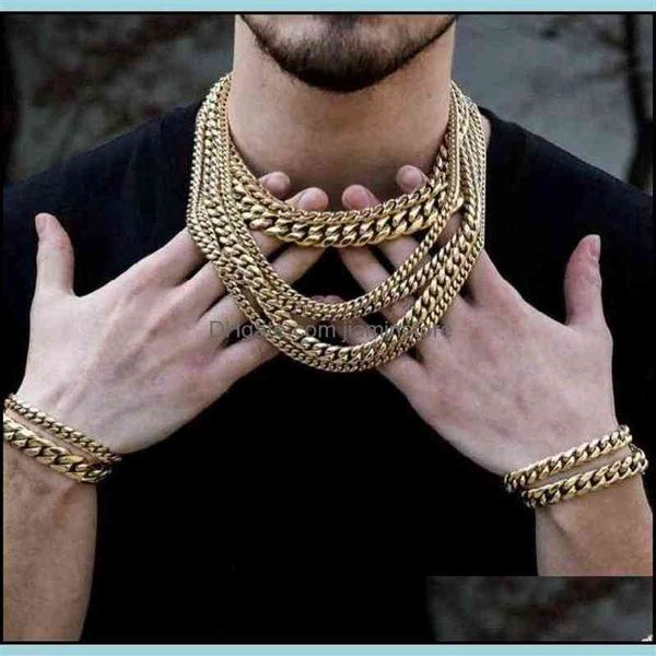 Colares pendentes de joias de joias Miss Hip Hop Homens Mulheres 14K 18K White Mticolor Gold Bated CZ Diamond Iced Out Cuban Link Chai236m