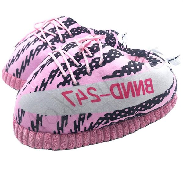 

35-43 winter warm slippers women cute bread shoes woman home slippers ladies indoor floor slippers sneakers y2235l, Black