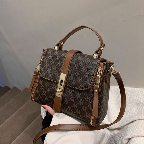 

burminsa vintage letters small women handbags zippers brand designer twist lock flap ladies shoulder crossbody bags winter 2022