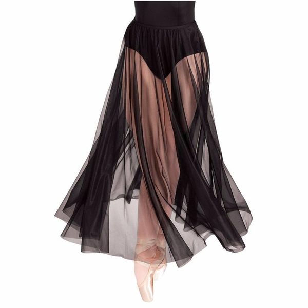 Saias vêem até 2022 Sheer Boho Black Women Tulle Salia Saia Longa Clothing On Beach Maxi Summer Long Skirtskirts