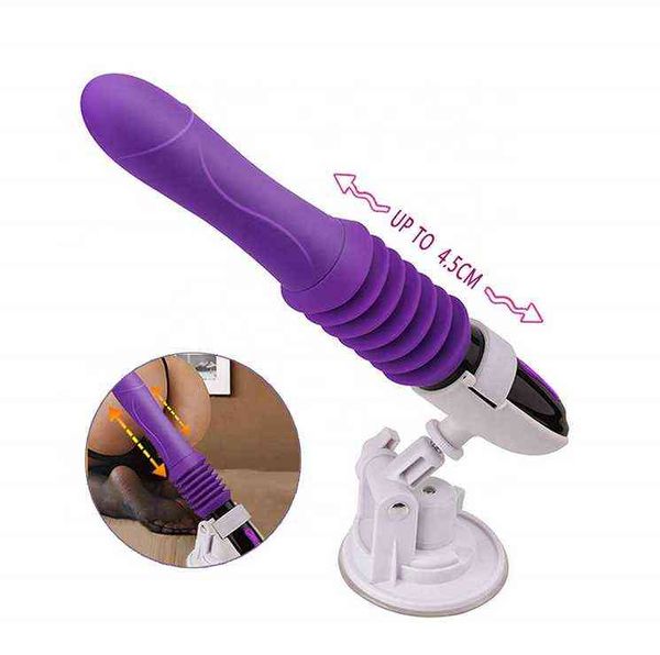 Nxy vibradores mãos livres adultas mulheres brinquedo sex toy 3 velocidades vibrador de máquina de impulso com forte base de sucção 0411