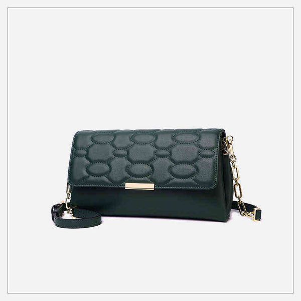 

women's wallet messenger single shoulder bag minority design feeling bag leather fashion handbag small 220625, Red;black