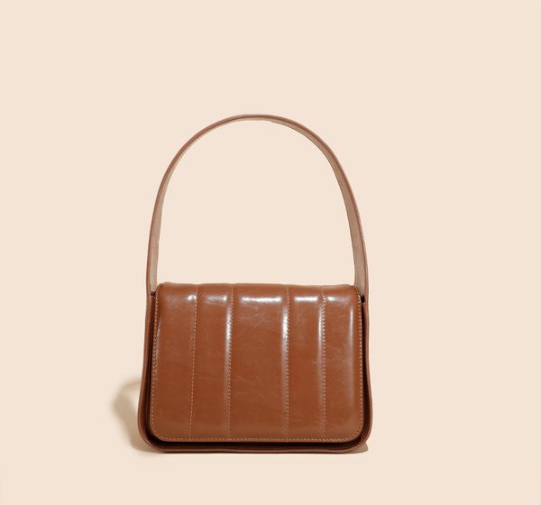 

designer tote bags grade original leather brand new single product for women summer 2021 horizontal small square bag 23cm