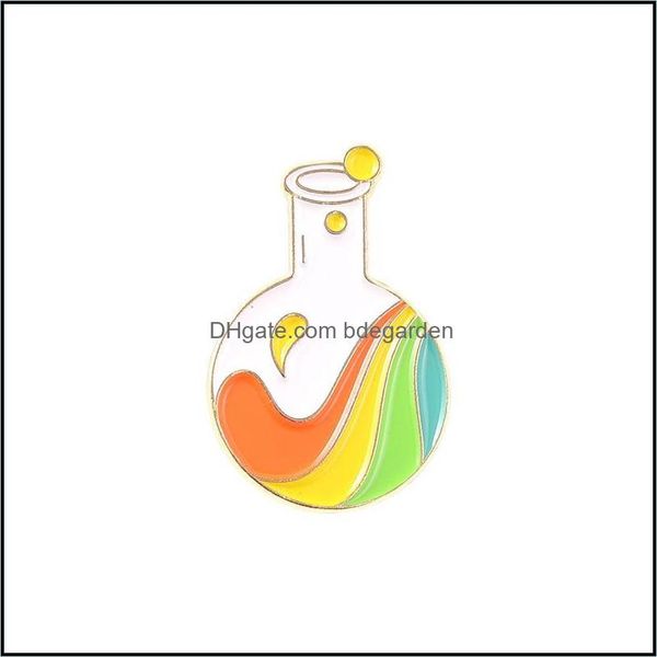 

pins brooches jewelry pins creative rainbow test tube bottle brooch science lovers galaxy cartoon love measuring enamel pin dip, Gray