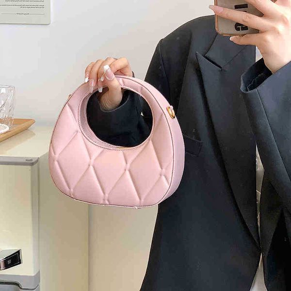 

ring crescent bag women's 2022 spring new lingge three-dimensional candy color portable one shoulder armpit